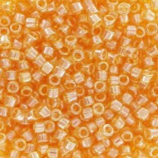 Miyuki delica Beads 11/0 - Transparent light topaz luster DB-99